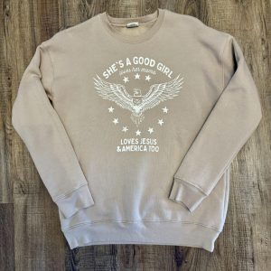 She's a Good Girl Sweatshirt SIZE LARGE