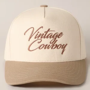 Vintage Cowboy Trucker Hat